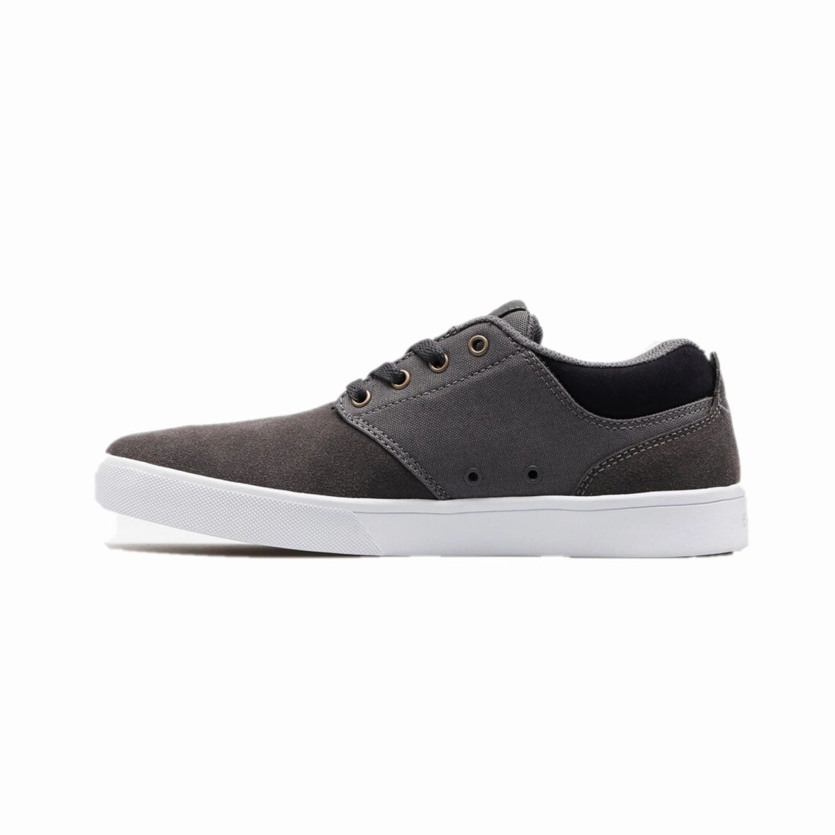 ETNIES 4101000436 020 JAMESON MT MN'S (Medium) Gray Suede & Canvas Skate Shoes Relaxed Movement Shock absorption
