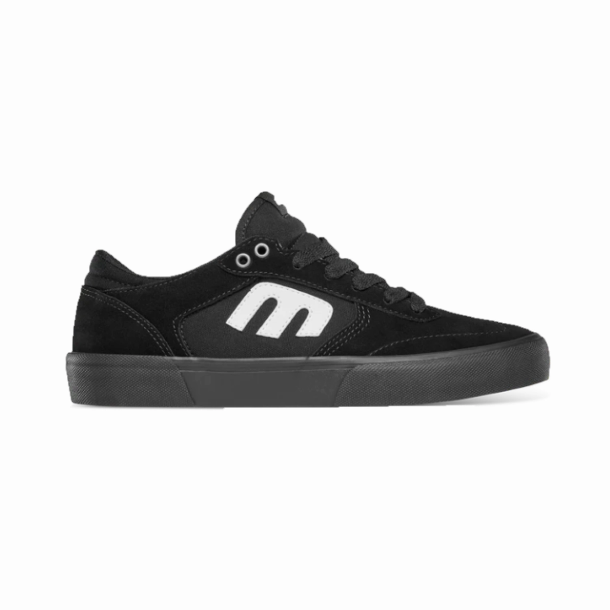 ETNIES 4101000543 552 WINDROW VULC X DEVON SMILLIE MN'S (Medium) Black/White/White Suede & Canvas Skate Shoes Speed Flex