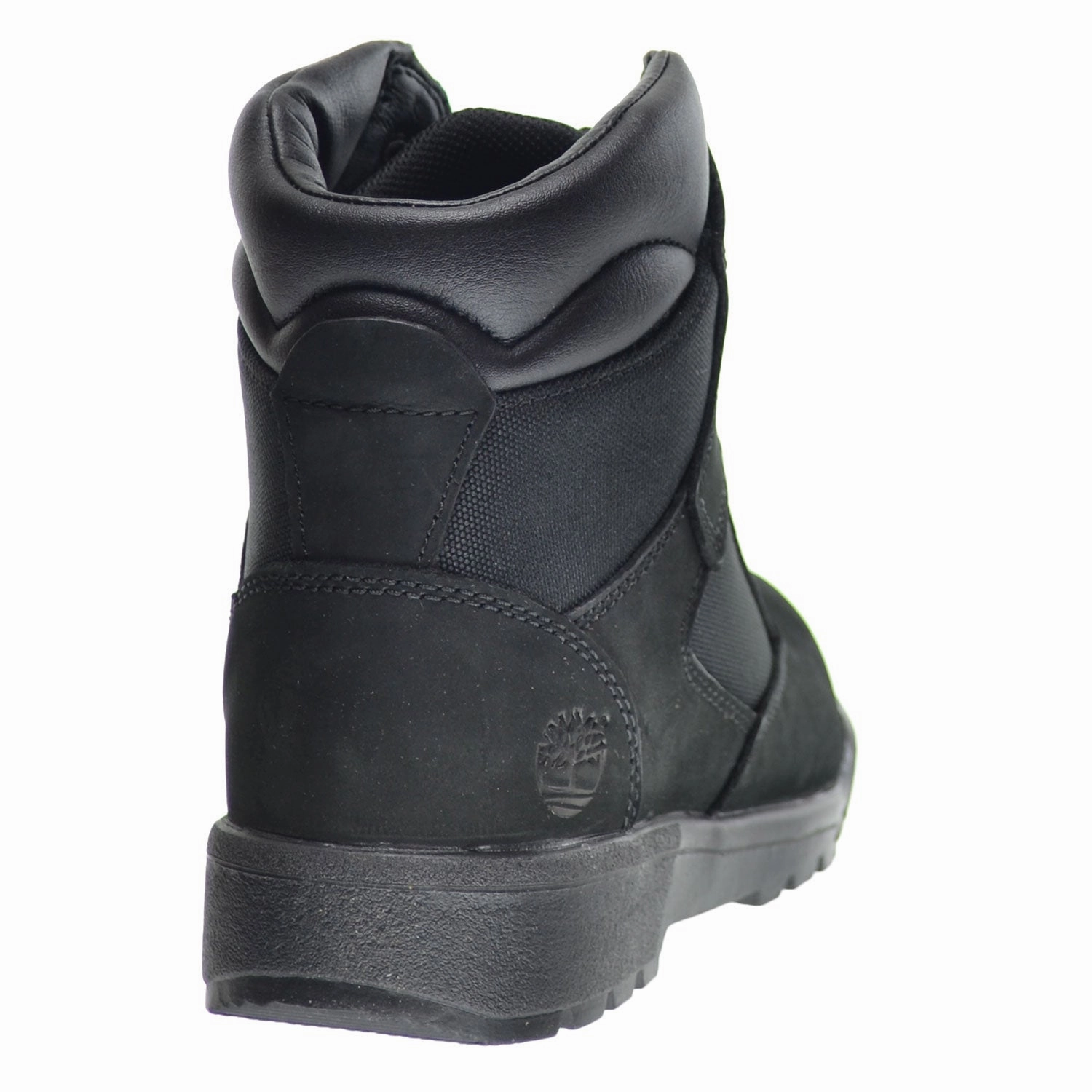 Hiking Boots Without Laces Timberland 6 Inch Big Kid's Field Boots Black Nubuck