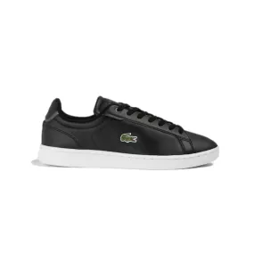 LACOSTE 7-45SMA0110312 CARNABY PRO BL2 MN'S (Medium) Black/White Leather & Synthetic Lifestyle Shoes Bold Neon Moon Walk