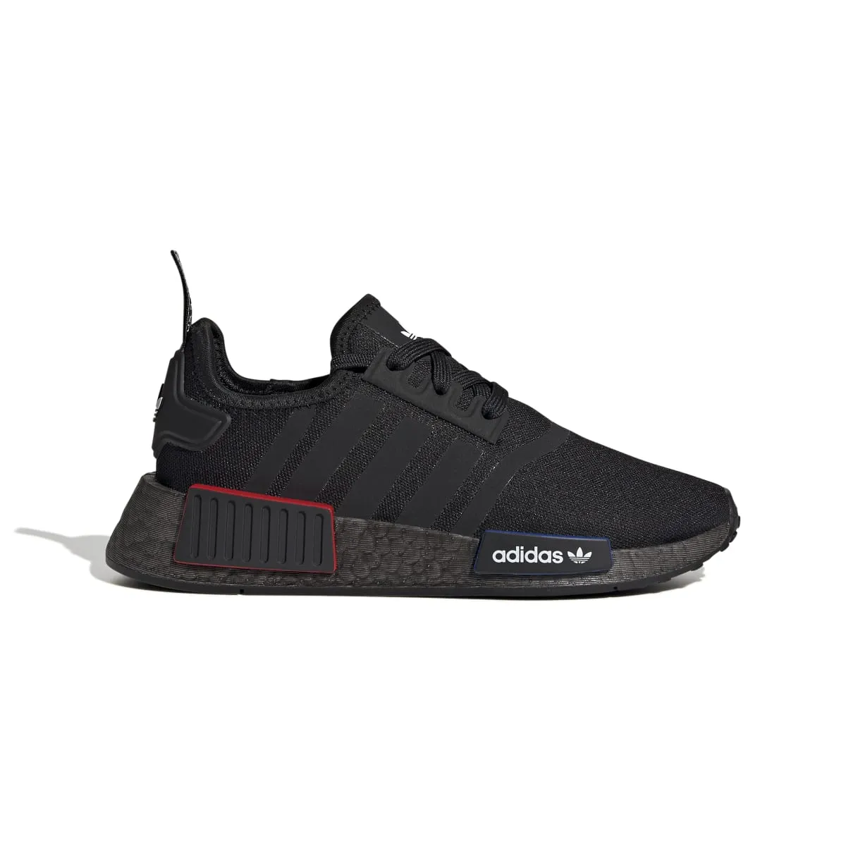Stream Hike ADIDAS GY4278 NMD_R1 JR'S (Medium) Black/Black/Grey Mesh Running Shoes