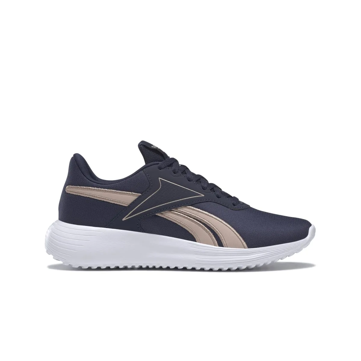 REEBOK H00891 LITE 3.0 WMN'S (Medium) Navy/Rose Gold/White Textile Running Shoes Long Wear