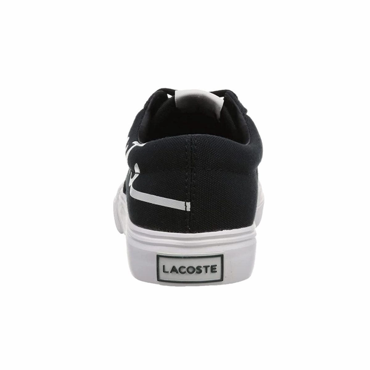 Peach Soft LACOSTE 7-42CMA0040454 Jump Serve Lace Canvas Logo MN'S (Medium) Black/Off White Textile Lifestyle Shoes