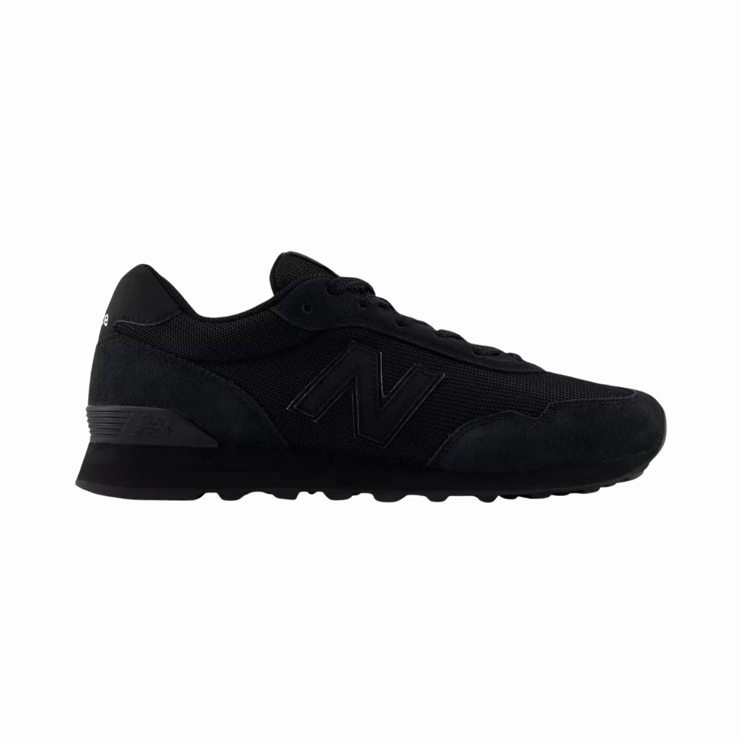 NEW BALANCE ML515AGR-2E 515 MN'S (Wide) Black Mesh & Suede Running Shoes Senior Friendly Wood Path