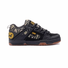 DVS F0000029700 COMANCHE MN'S (Medium) Black/Jungle/Camo Leather & Nubuck Skate Shoes Uni Life
