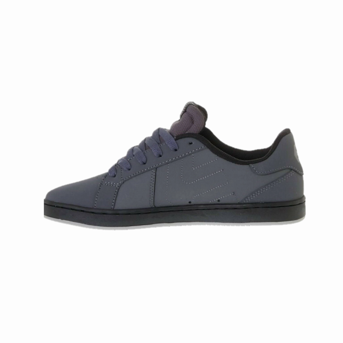 Performance Comfort ETNIES 4101000416 022 FADER LS MN'S (Medium) Dark Grey/Black Nubuck Skate Shoes