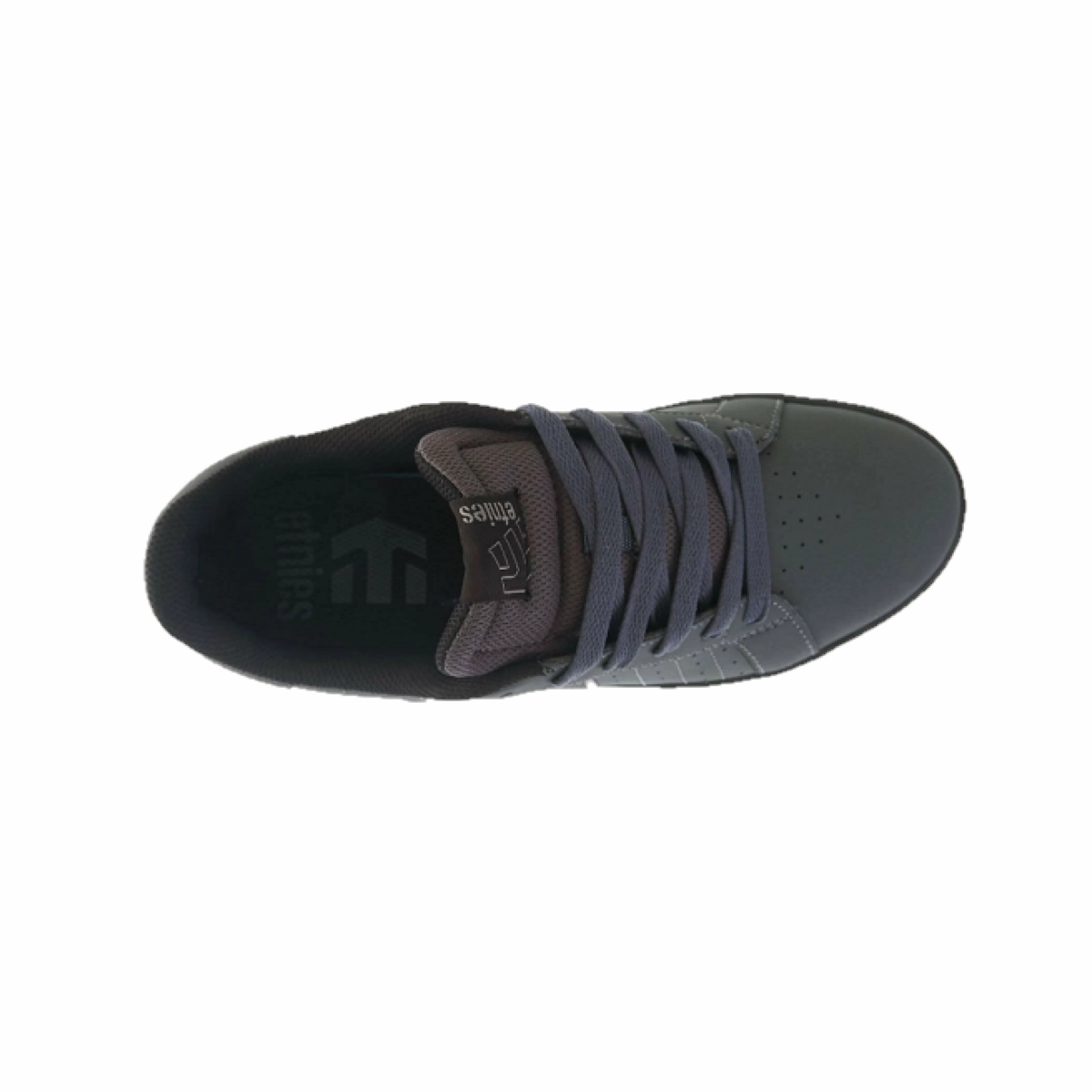 ETNIES 4101000416 022 FADER LS MN'S (Medium) Dark Grey/Black Nubuck Skate Shoes Smooth Move