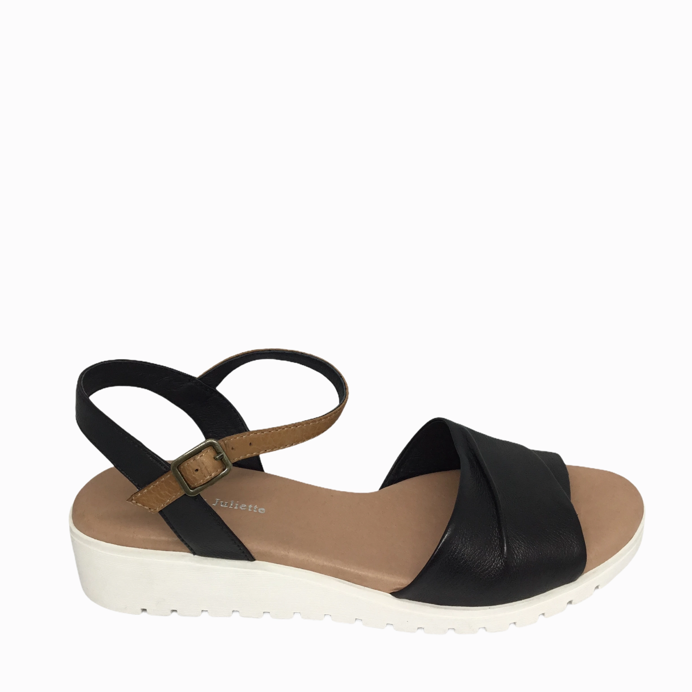 Django & Juliette Mauro Leather ~ Yellow ~ Black ~ Cafe Comfy Wear Comfy Sandals for Travel