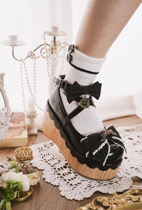 MODO~Hide and Seek~Kawaii Lolita Platform Shoes Thick Sole Shoes Asics Running Shoes Flytefoam
