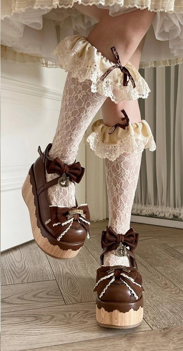MODO~Hide and Seek~Kawaii Lolita Platform Shoes Thick Sole Shoes Asics Tiger Gel Lyte Shoes
