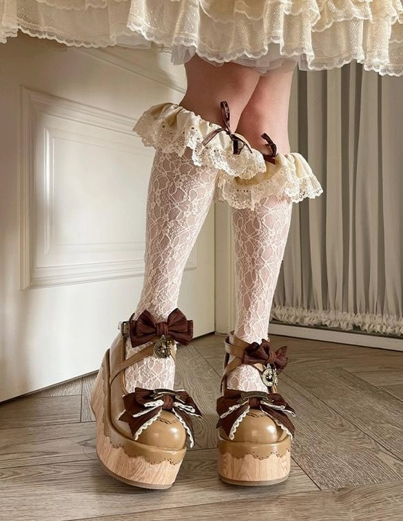 Asics Igs Running Shoes MODO~Hide and Seek~Kawaii Lolita Platform Shoes Thick Sole Shoes