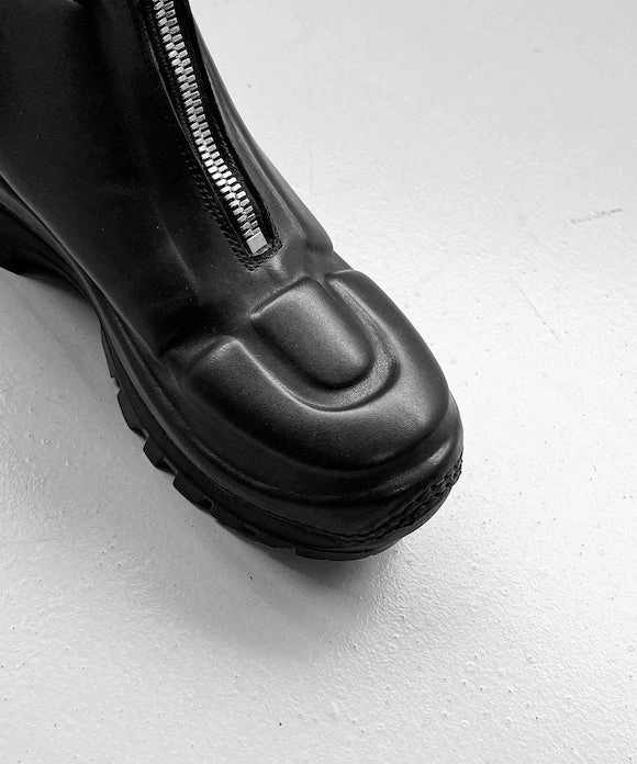 Chemical Resistant Boots GUIDI Front zip boots "BLACK"