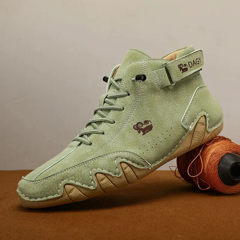 Adidas Crossfit Training Shoes Unisex Handmade Suede Velcro Waterproof High Boots