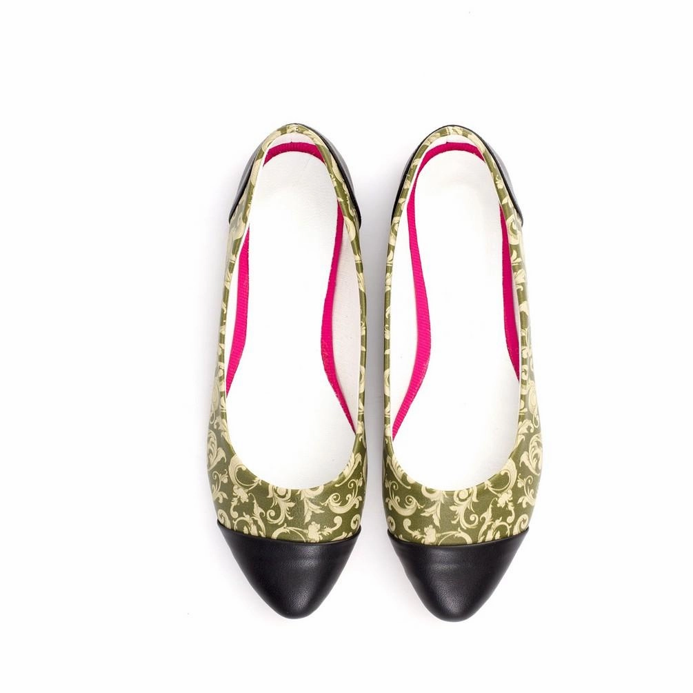 Teen Edge Comfort Platform Pattern Ballerinas Shoes NMS104