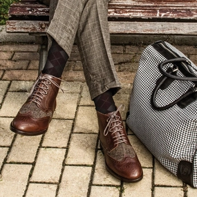 Skin Boots Fabrizio Balmoral Boots