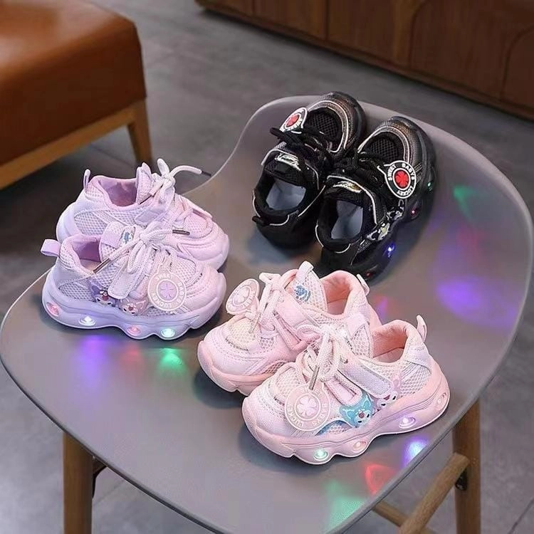 Asics Shoes Store In Delhi Catty Walky Baby Shoes with Lights