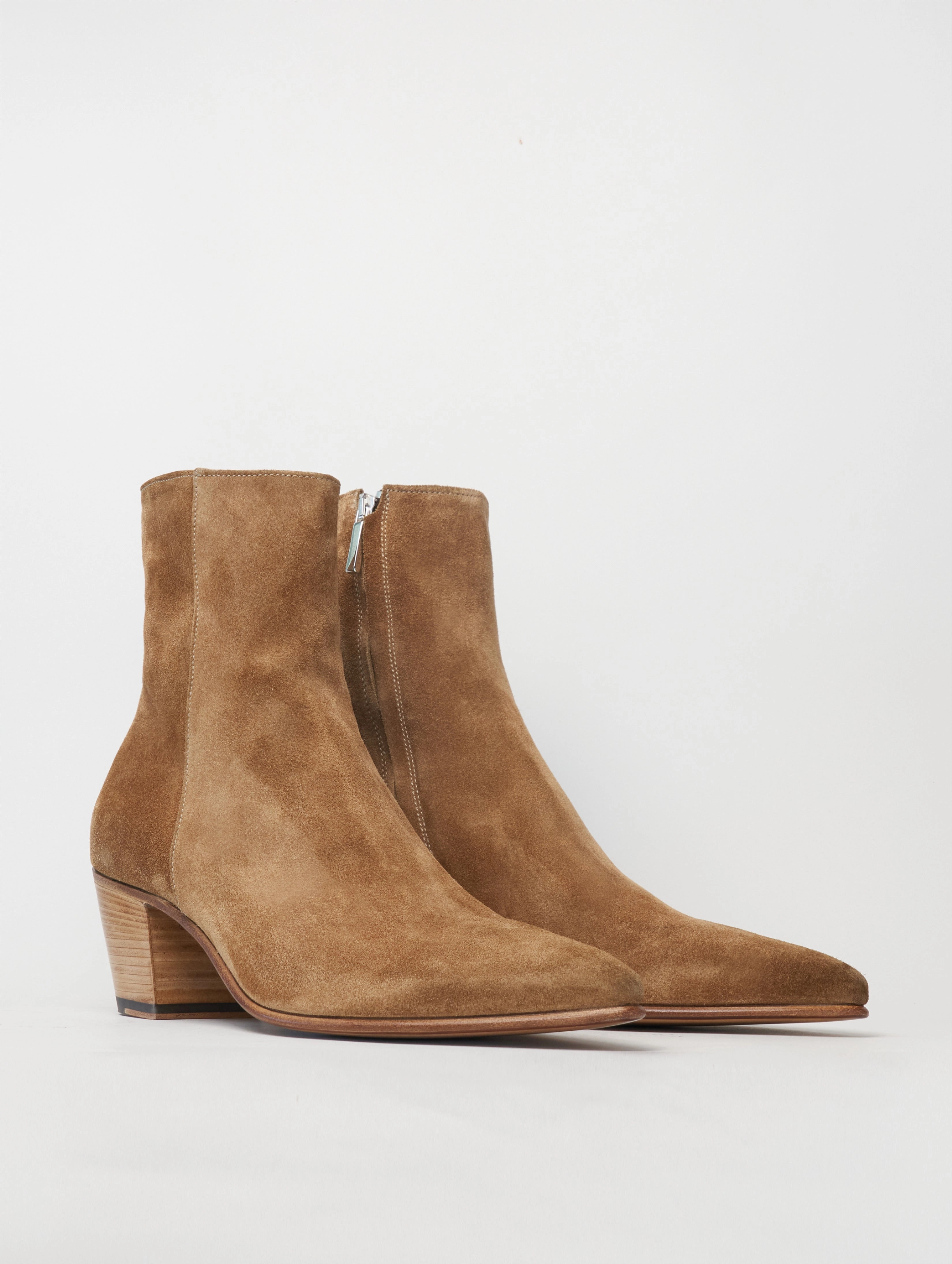 Boots Fluffy NICO 60MM ANKLE BOOT IN TOBACCO SUEDE