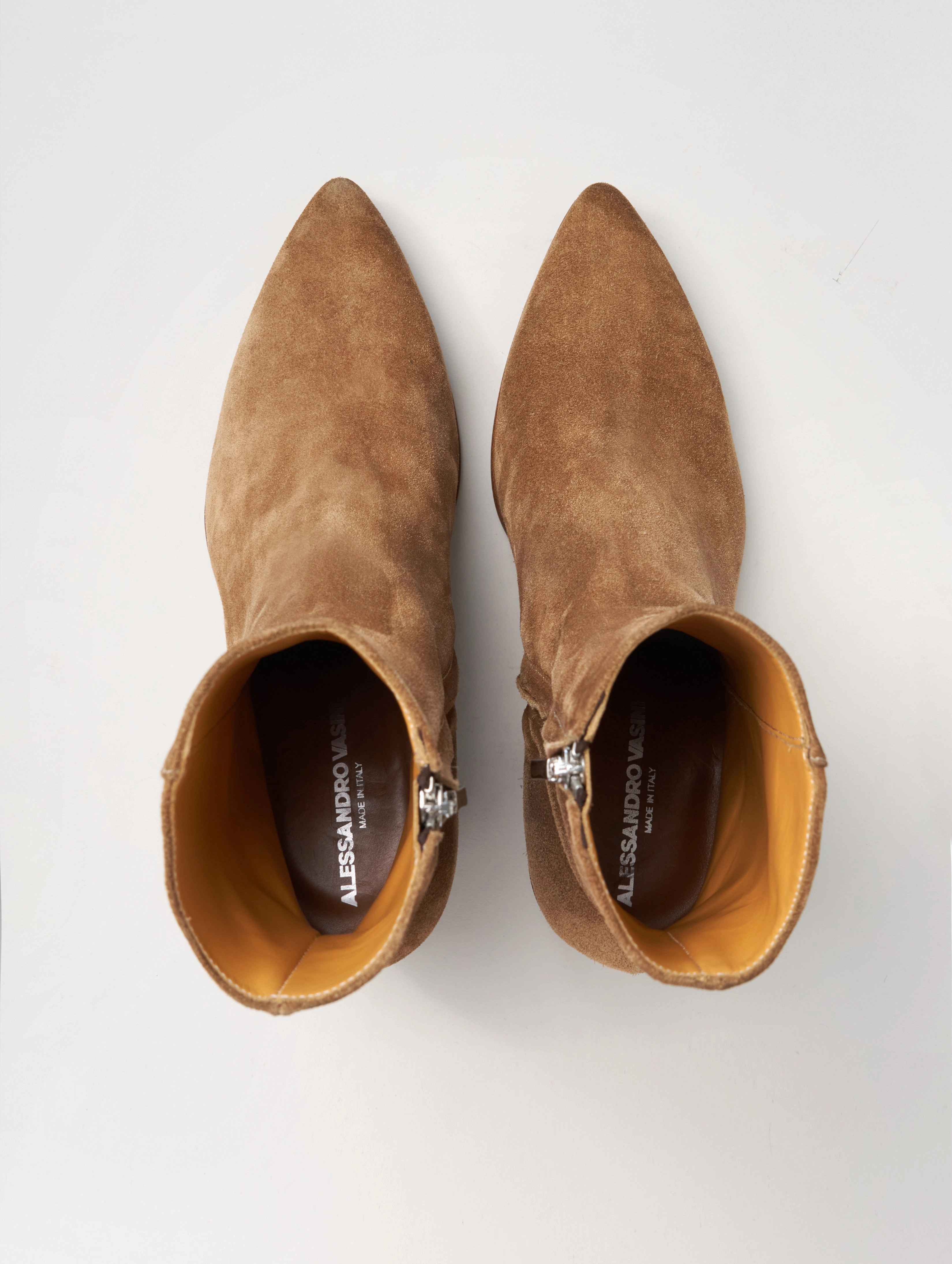 Dance Heels Boots NICO 60MM ANKLE BOOT IN TOBACCO SUEDE