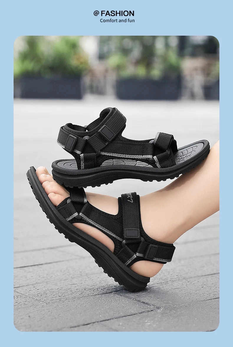 Fashion Kids Sandals Shoes Soft Sole Non-slip Boys Girls Sandals Toddler Children's Shoes 2024 Summer Beach Best Price On Asics Running Shoes