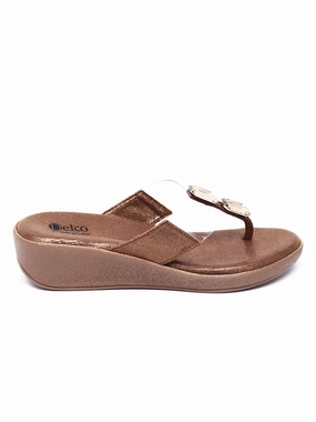 Jelly Flat Shoes Vintage Charm: Delco's Antique U-Flat Chappal