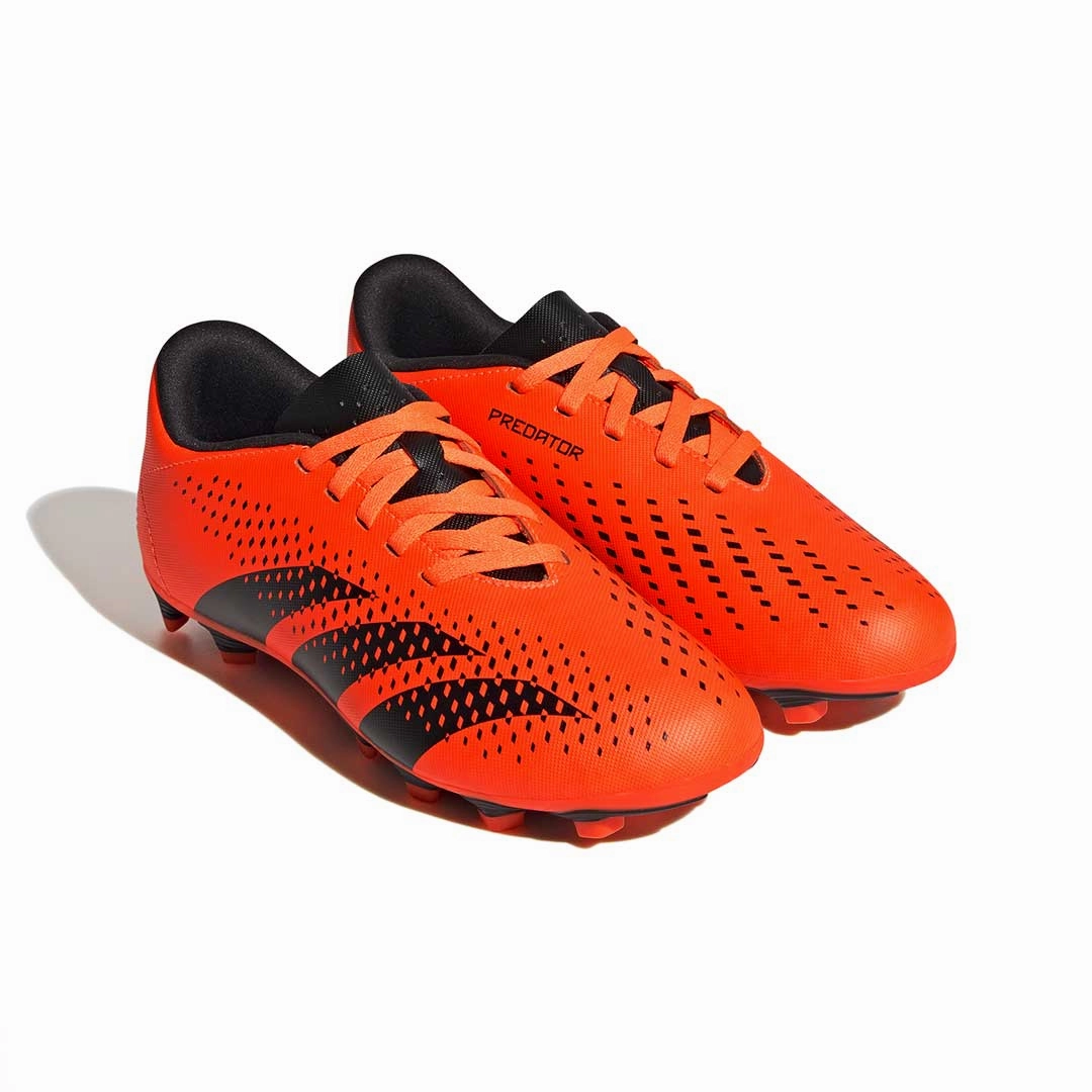 adidas - Kids' (Preschool & Junior) Predator Accuracy.4 Flexible Ground Soccer Cleats (HQ0951) Wearing Soccer Cleats