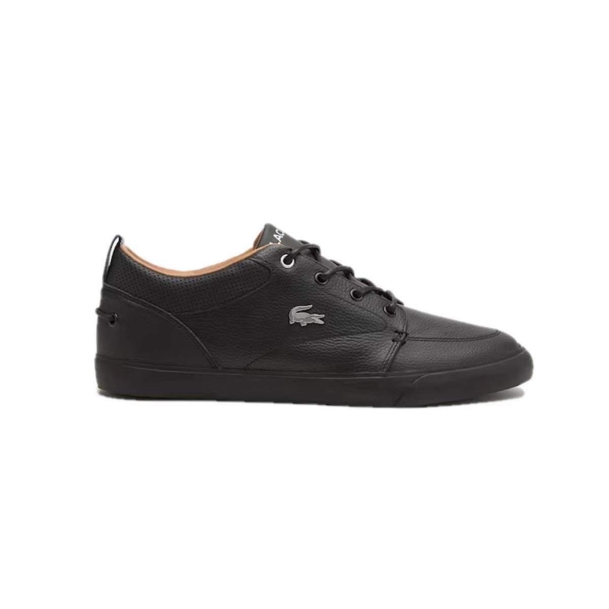 LACOSTE 7-37CMA007302H BAYLISS 119 1 MN'S (Medium) Black/Black Leather & Synthetic Lifestyle Shoes Style Pop Coastal vibe