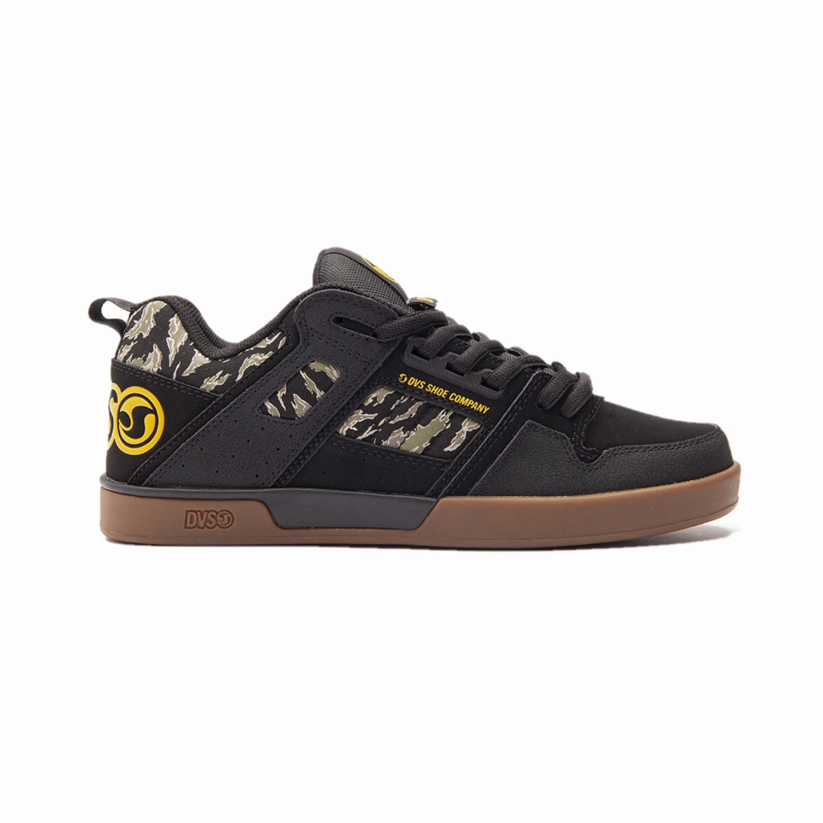 Slip Free Trend Forward DVS F0000323011 COMANCHE 2.0  MN'S (Medium) Black/Jungle/Camo Leather Skate Shoes