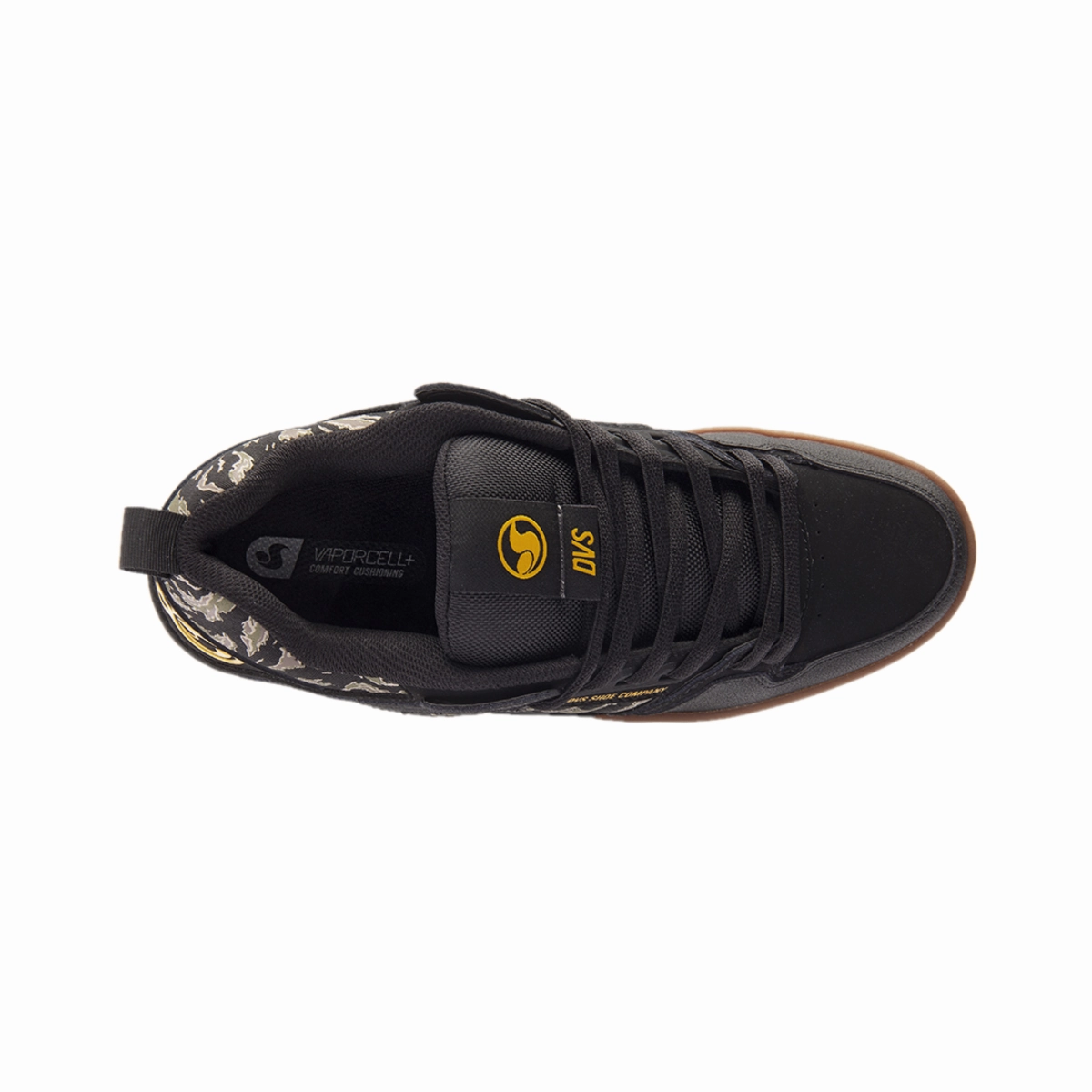 Everyday Fit DVS F0000323011 COMANCHE 2.0  MN'S (Medium) Black/Jungle/Camo Leather Skate Shoes