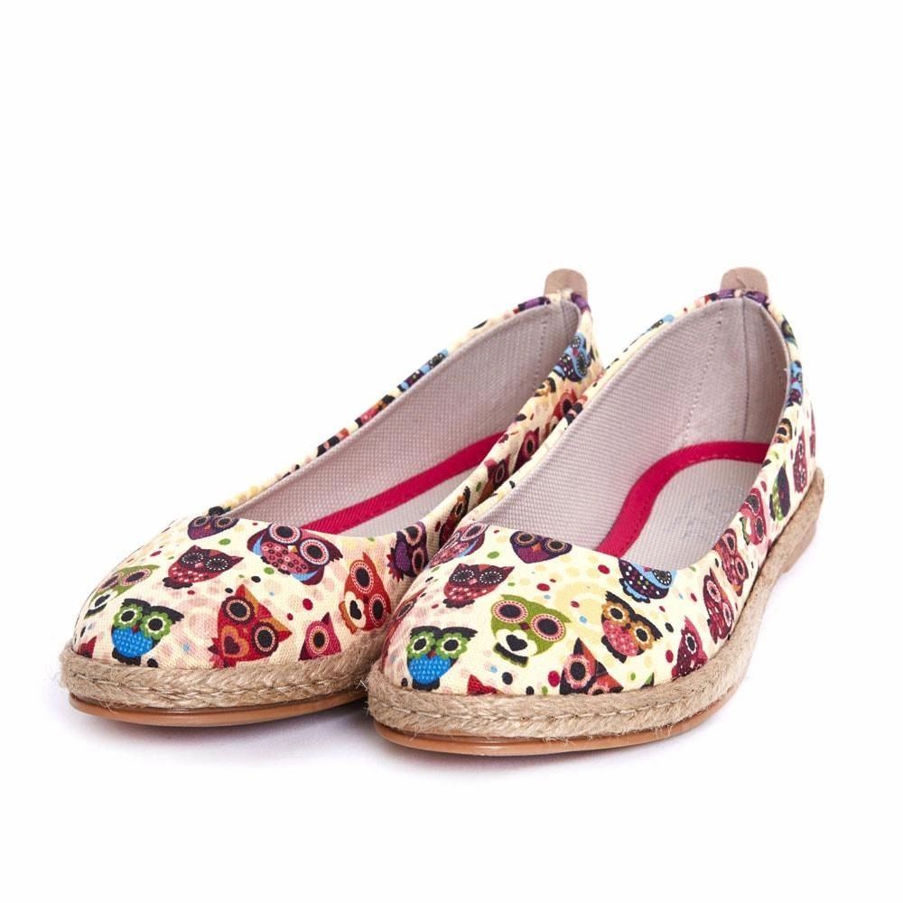 Owls Ballerinas Shoes FBR1181 Year long