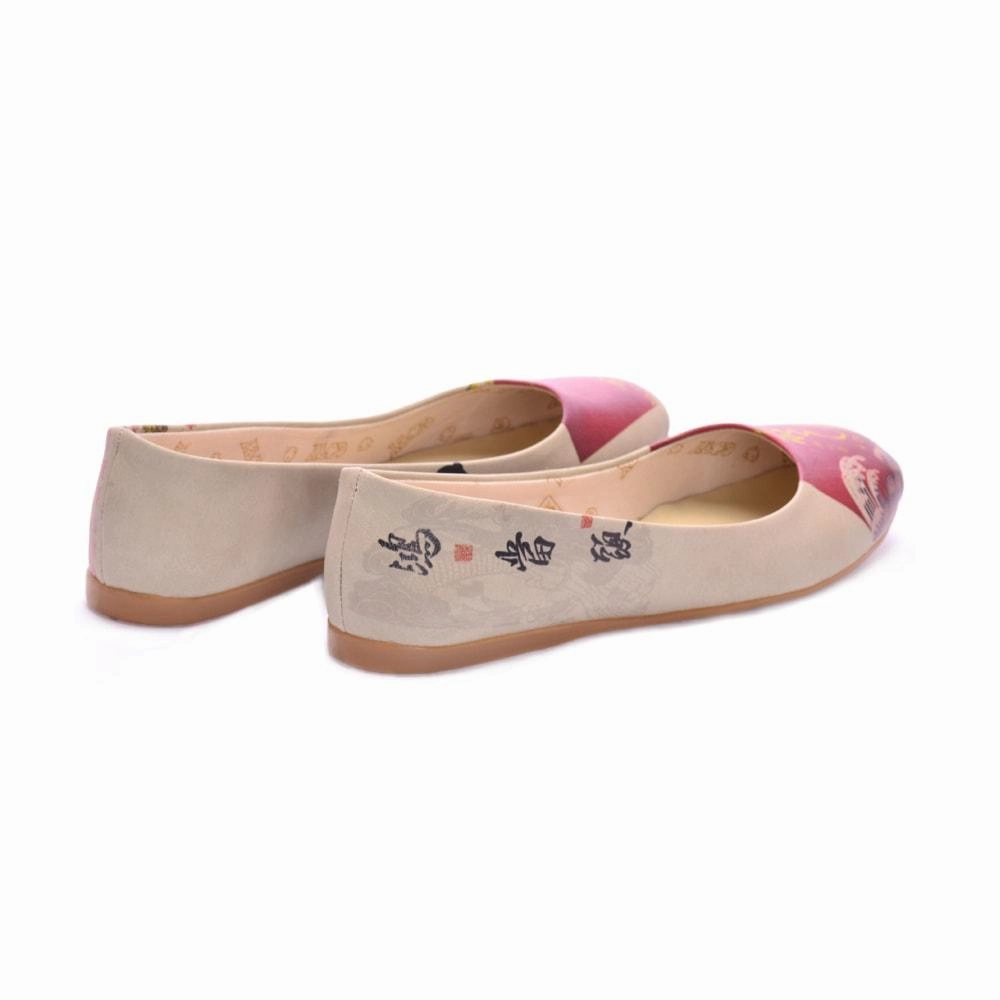 Chinese Dragon Ballerinas Shoes 1037 Dock Easy