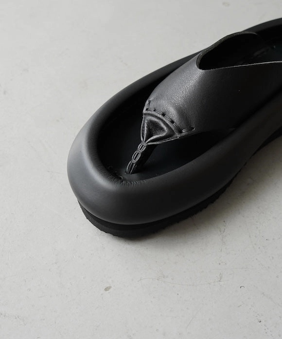MIDORIKAWA RYO Spoiler leather sandal "BLACK" Vtg Boots