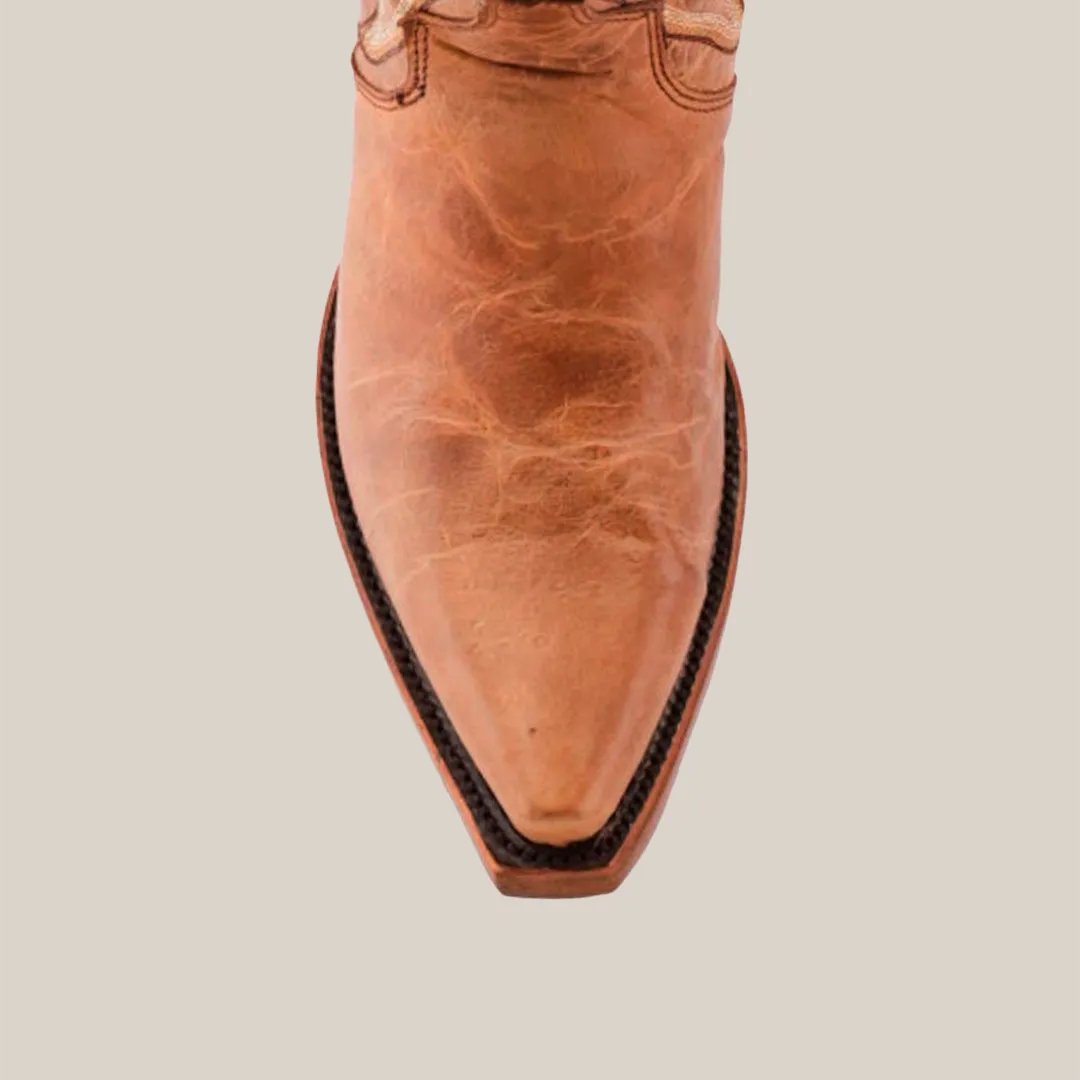 Waterproof Boots Insulated Tania Fawn - Tall Shaft - Snip Toe