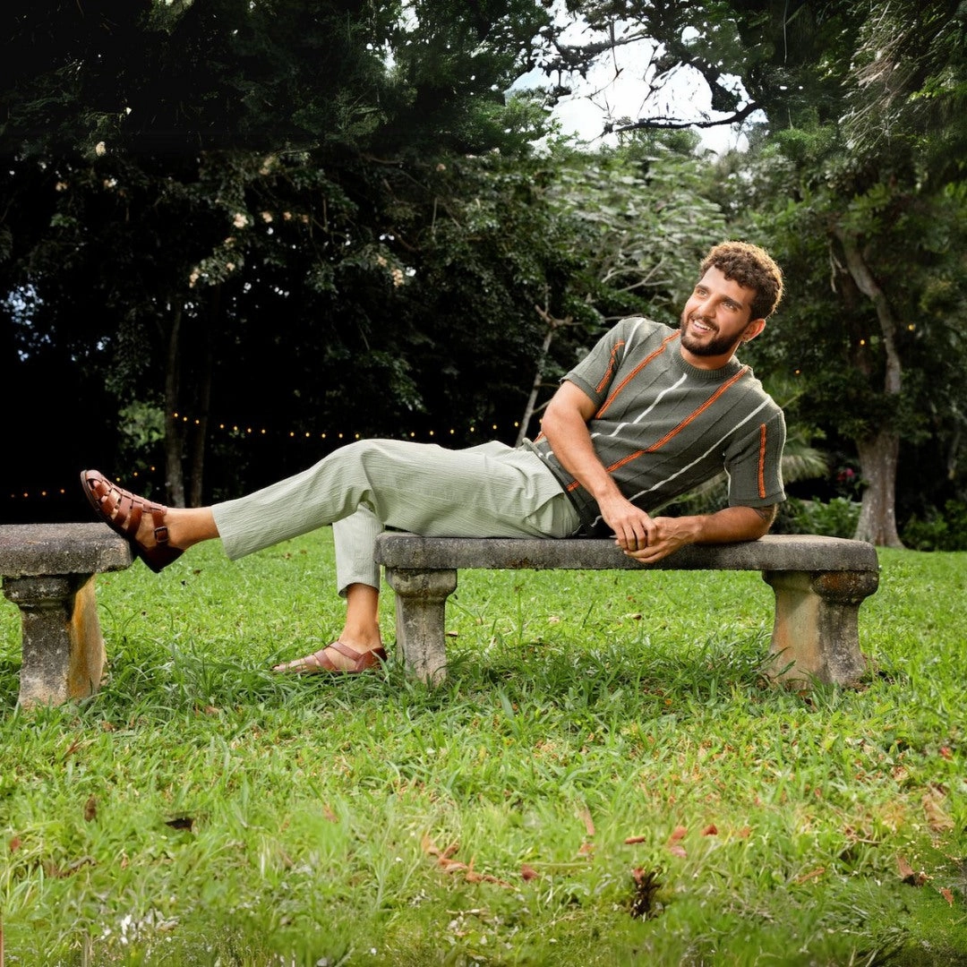 Trekking Sandals Finn Tan Burshed Calf