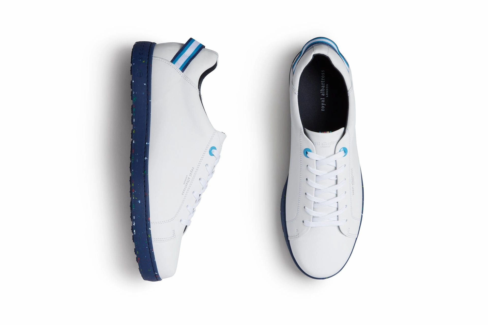 Finsbury | White/Blue Quick Footwear