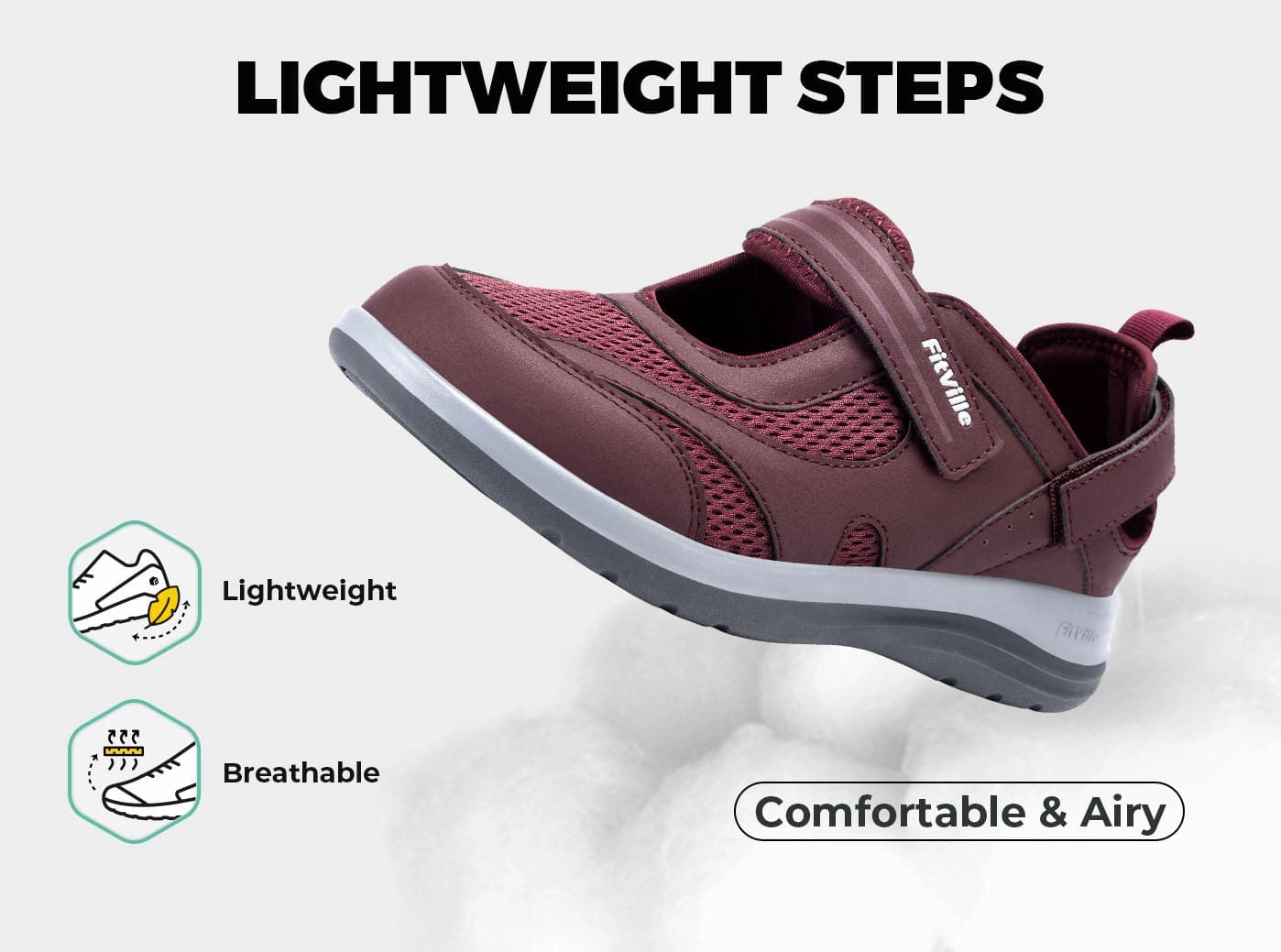 FitVille Women's FlexiWalk Mary Jane Sandal V1 Best Hiking Shoes Flat Feet Overpronation