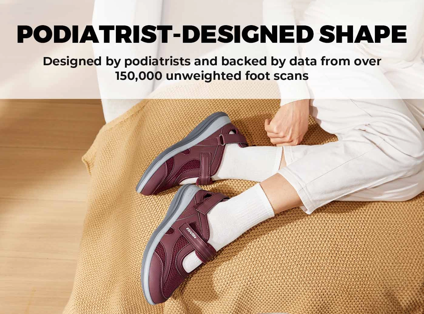 FitVille Women's FlexiWalk Mary Jane Sandal V1 Arch Support Shoes Flat Feet