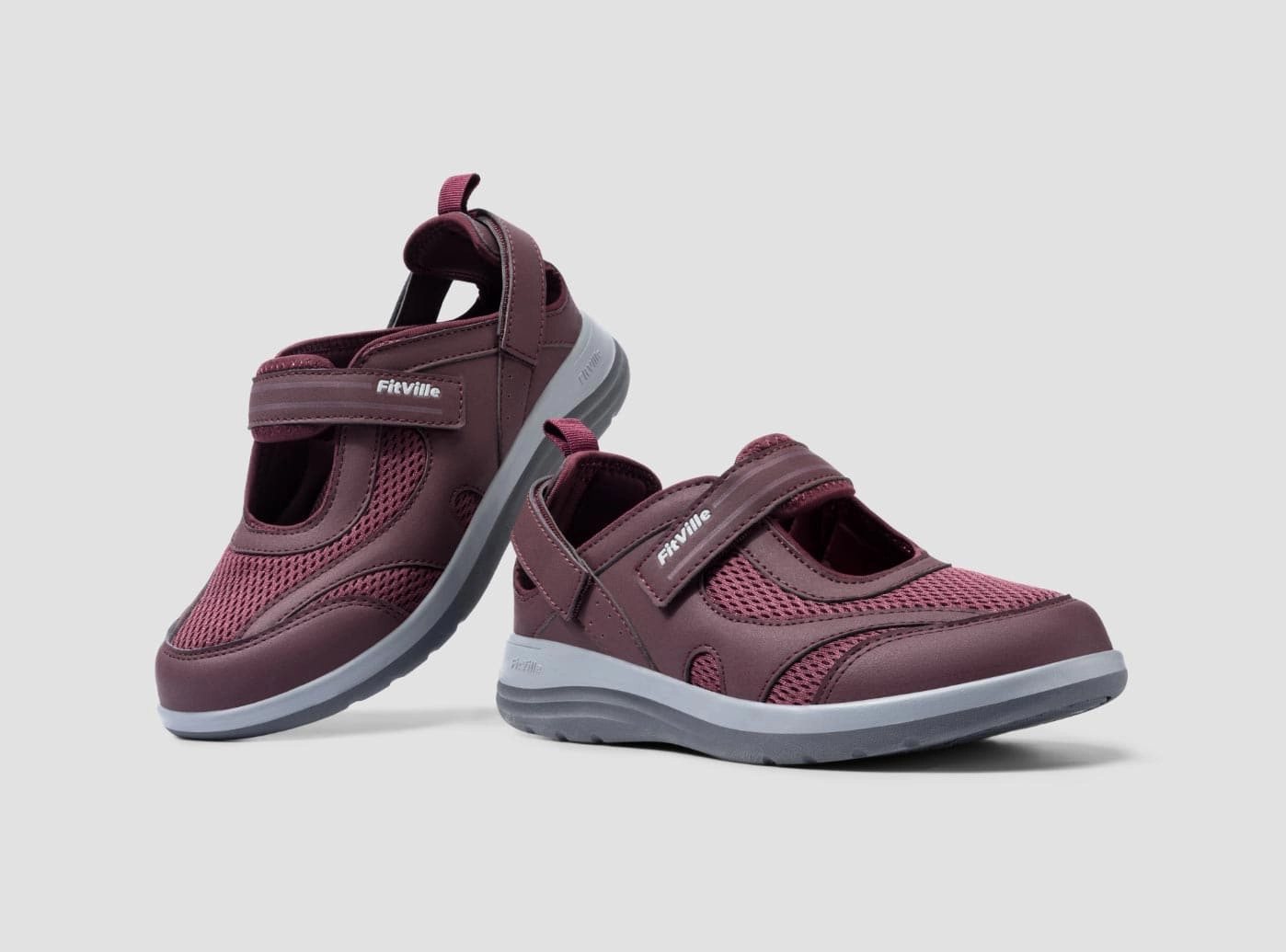 FitVille Women's FlexiWalk Mary Jane Sandal V1 Shoes Flats Oxfords