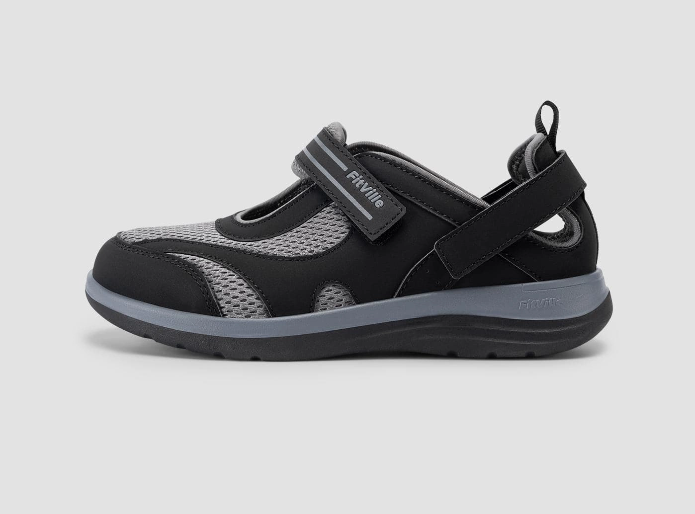 FitVille Women's FlexiWalk Mary Jane Sandal V1 Witch Shoes Flats