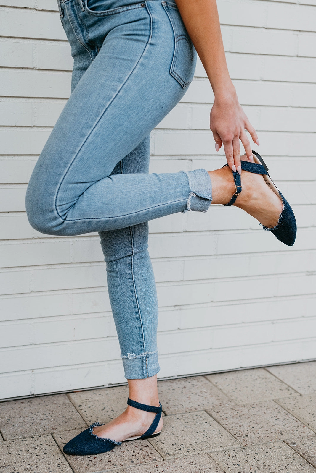 Denim Dash Slip Resistant