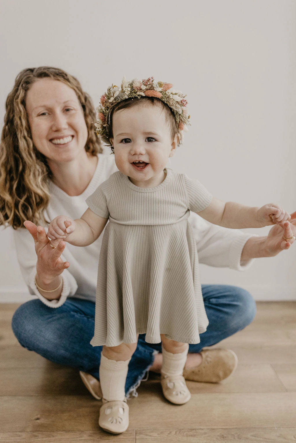 Flax LOTUS T-strap Shoes Baby and Toddler Ankle Boots