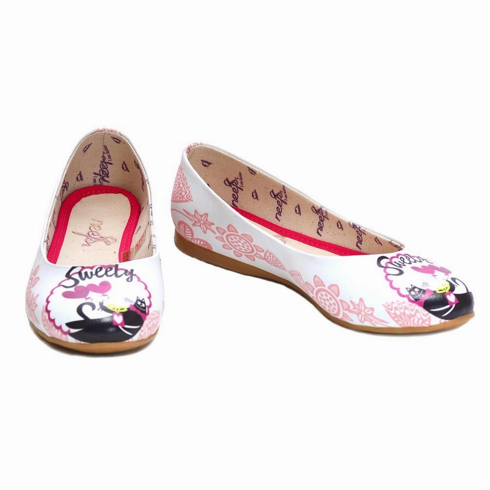 Anti Odor Slip On Sweety Ballerinas Shoes NFS1004