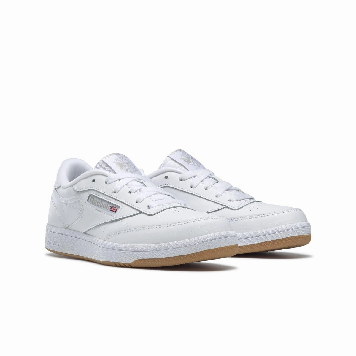 Run Club Sunny Walk REEBOK CN5646 (100000213) CLUB C JR'S (Medium) White/Gum Leather Lifestyle Shoes