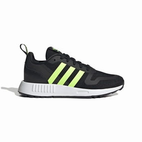 Ultra-soft shock absorption Durable Support ADIDAS GY3779 MULTIX JR'S (Medium) Black/Green/White Mesh-Textile Running Shoes