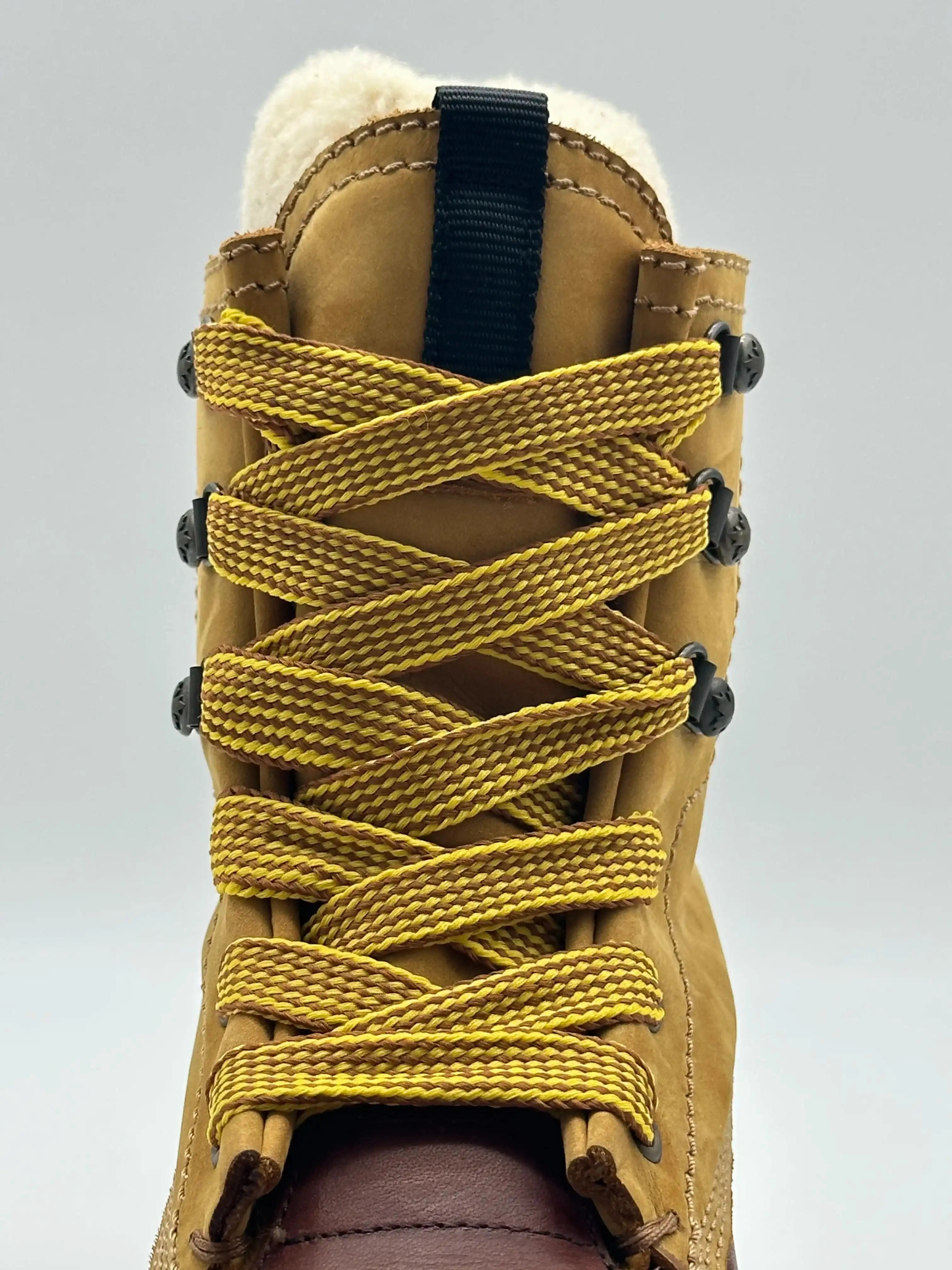 Shearling Lined Boots Suede Furry Ankle Boots