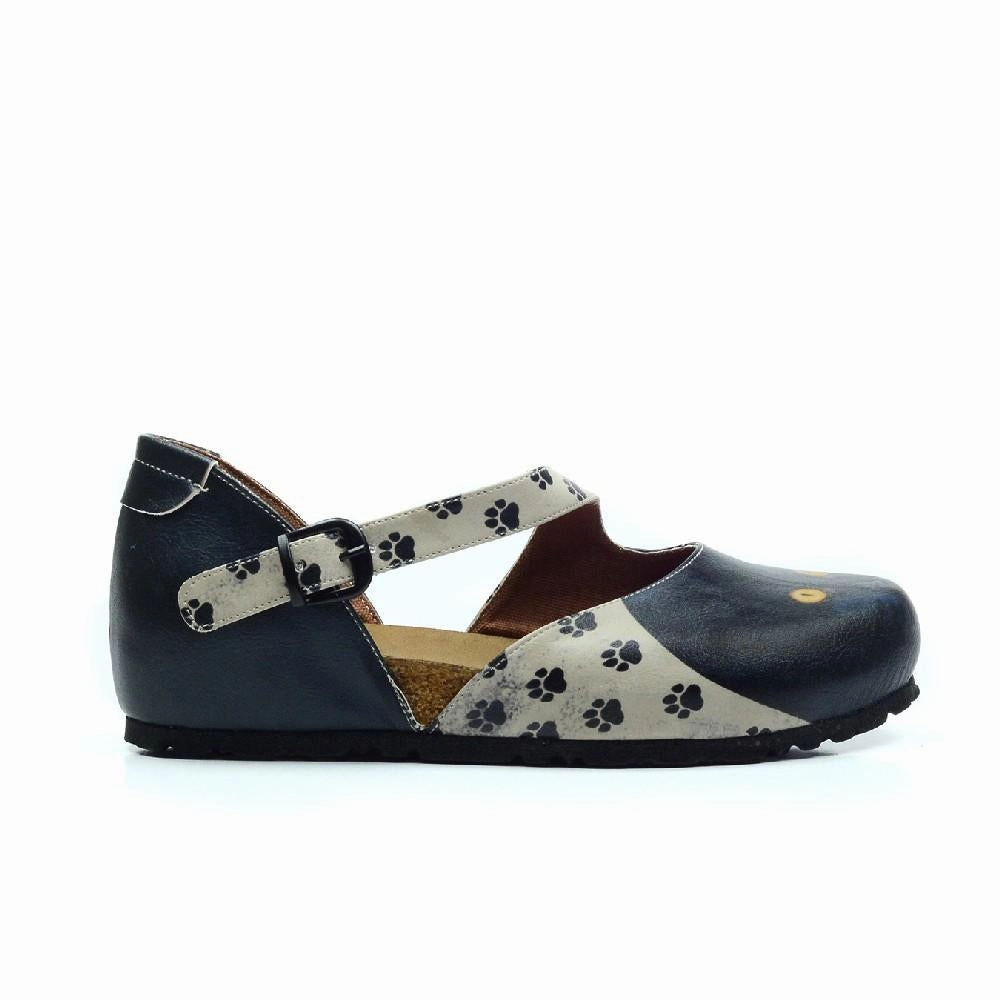 Leather Runway Glow Ballerinas Shoes GBL316