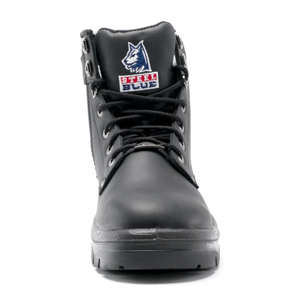 Argyle 6 Inch Zippered Slip Resistant Wide Steel Toe Work Boots Best Work Boots For Ankle Support