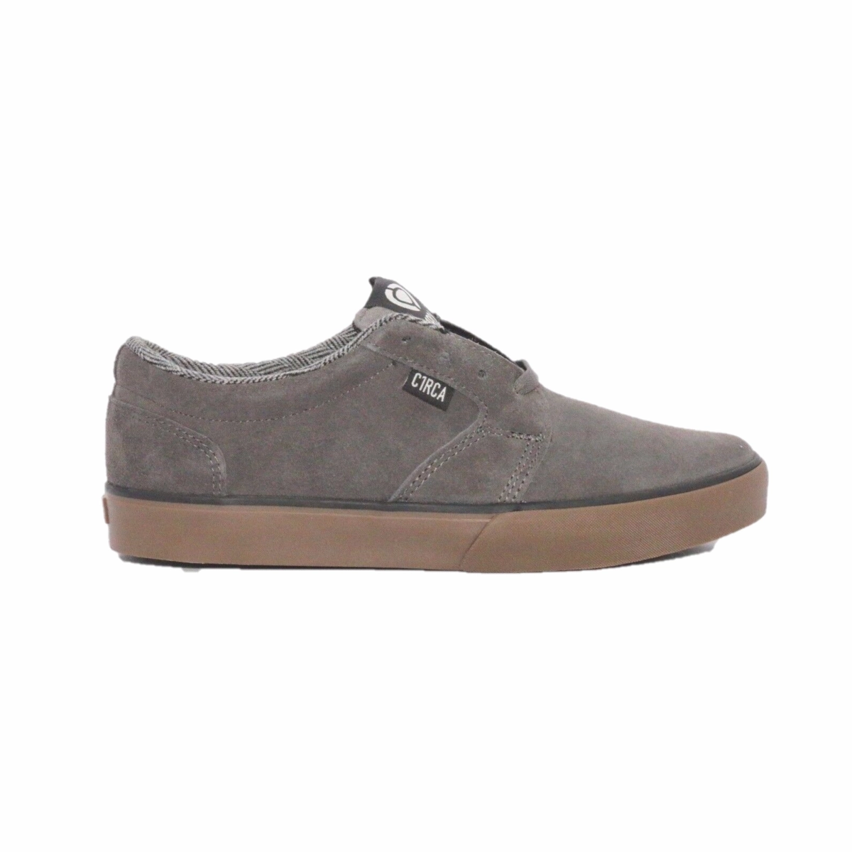 CIRCA 100130-GMG HESH 2.0 MN'S (Medium) Gunmetal/Gum Suede & Canvas Skate Shoes All Purpose Fit city night