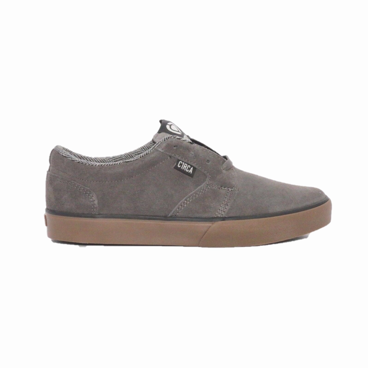 CIRCA 100130-GMG HESH 2.0 MN'S (Medium) Gunmetal/Gum Suede & Canvas Skate Shoes All Purpose Fit city night