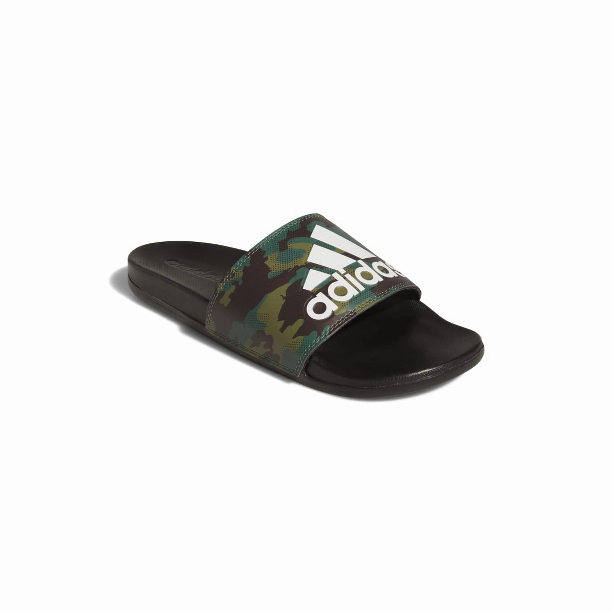 ADIDAS GW9647 ADILETTE COMFORT MN'S (Medium) Black/Black/White Synthetic Sandals Comfortable For Sports Relax Mode