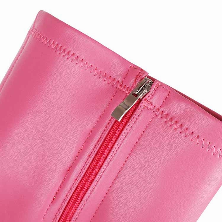 Messi Shoes Adidas Women Chunky Heel Square Toe Boots Platform Over Knee Boots